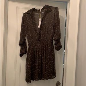 BCBGeneration floral sheer dress